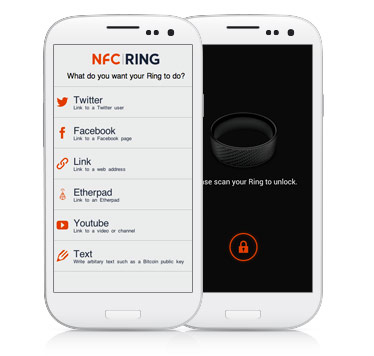 Smart Temperature Lovers Rings USUASI JZ-099 Smart Ring New Technology Magic Finger for Android NFC Phone ID Door Lock Smart Accessories 